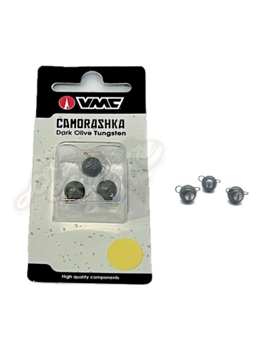 VMC Camorashka Dark Olive Tungsten 4g 3pcs
